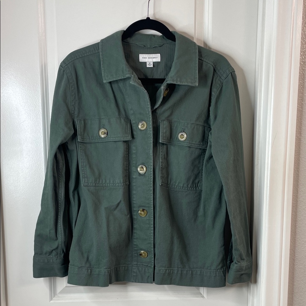 Olive Green Utility Jacket